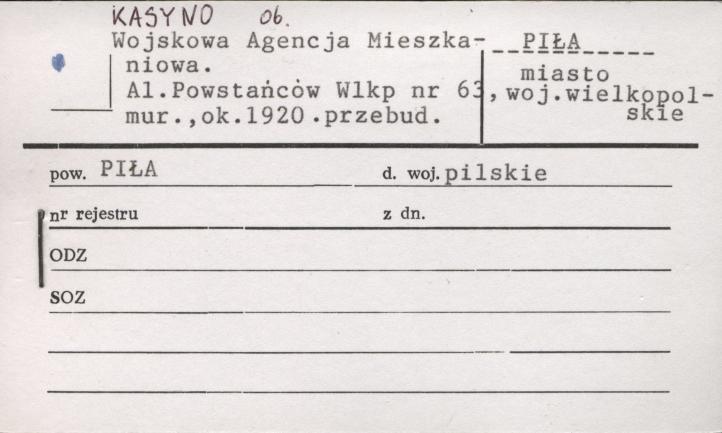 kasyno, ob. wojskowa agencja mieszkaniowa, skan 1