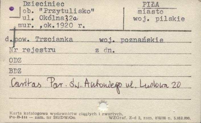 dzieciniec, ob. przytulisko, skan 1
