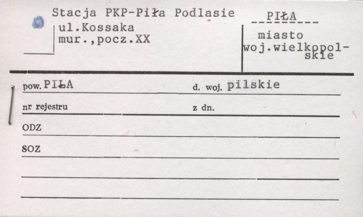 stacja PKP - Piła Podlasie, skan 1