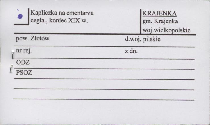 kapliczka na cmentarzu, skan 1