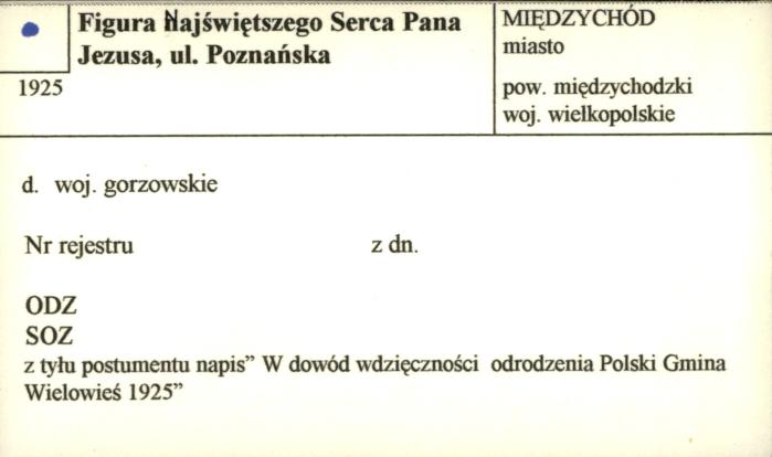 figura Najświętszego Serca Pana Jezusa, skan 1