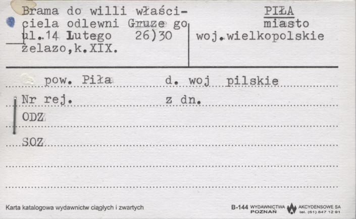 brama willi właściciela odlewnii, skan 1