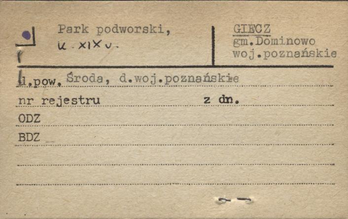 park dworski, skan 1