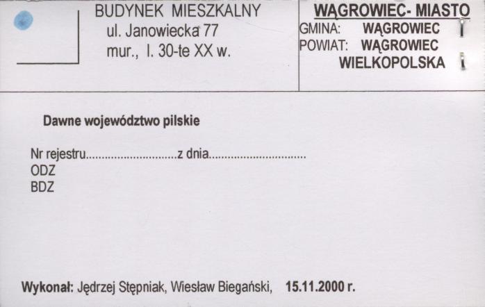 budynek mieszkalny, skan 1