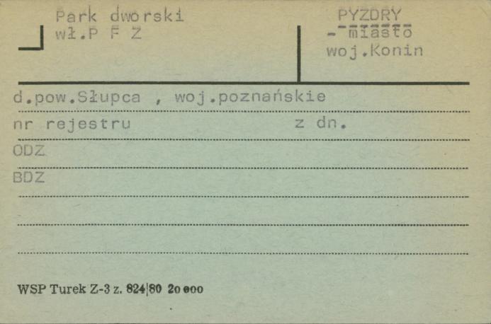 park dworski, skan 1