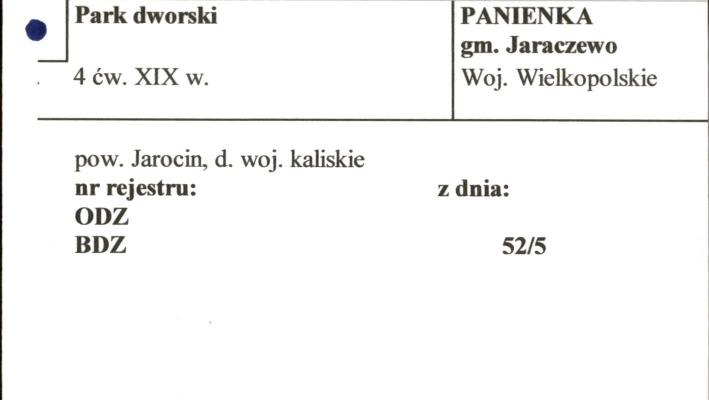 park dworski, skan 1