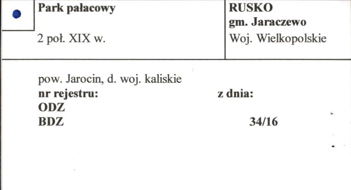 park pałacowy, skan 1