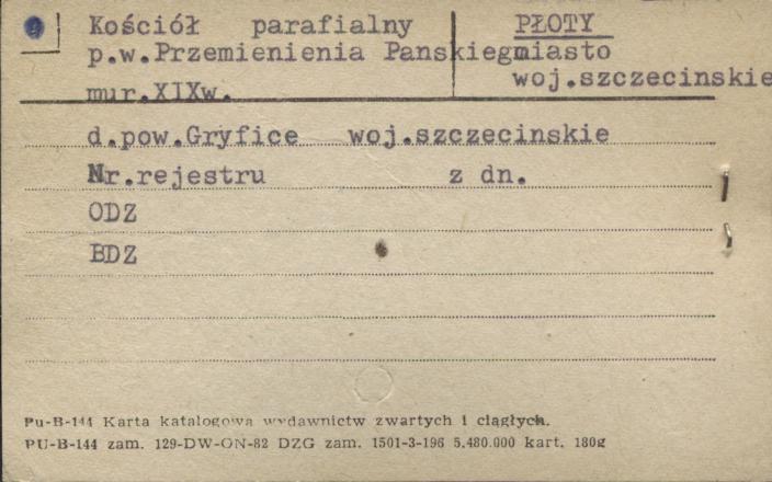 kościół par. pw. Przemienienia Pańskiego, skan 1