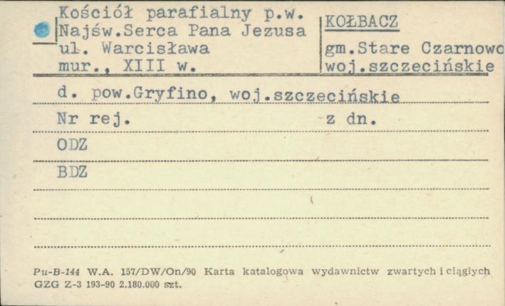 kościół cystersów, ob. par. pw. Najświętszego Serca Pana Jezusa, skan 1