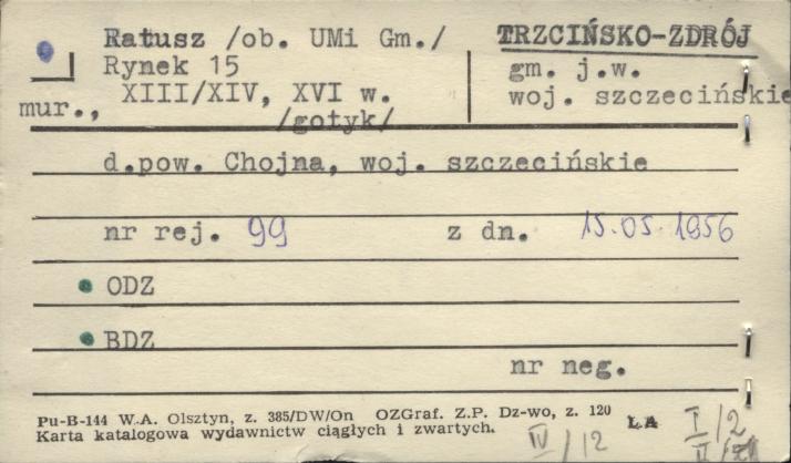 ratusz (ob. UMiGm.), skan 1