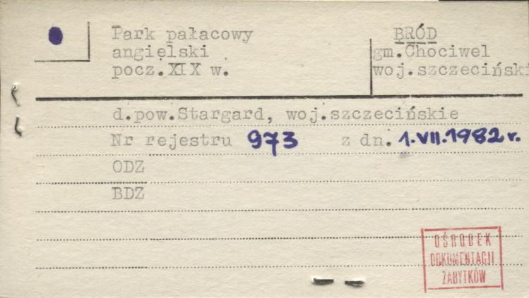 park pałacowy angielski, skan 1