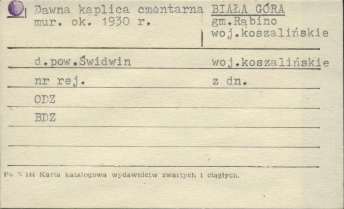 dawna kaplica cmentarna, skan 1