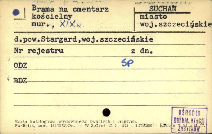 brama na cmentarz kościelny, skan 1