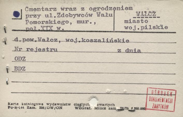 cmentarz wraz z ogrodzeniem, skan 1