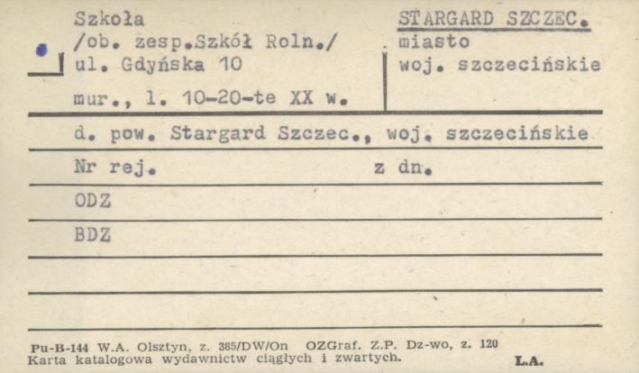 szkoła (ob. Zesp. Szkół Roln.), skan 1