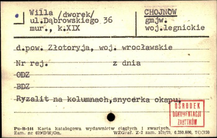 willa (dworek), skan 1