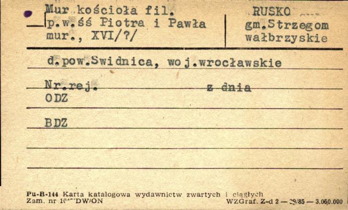 mur kościoła fil. p. w. śś. Piotra i Pawła, skan 1