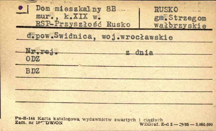 dom mieszkalny, RSP Przyszłość Resko, skan 1