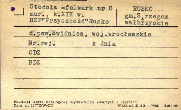 stodoła - folwark, ob. RSP Przyszłość, skan 1