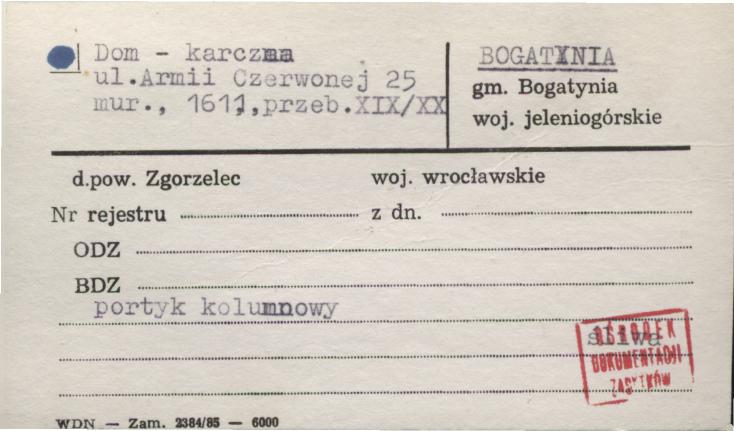 dom - karczma, skan 1