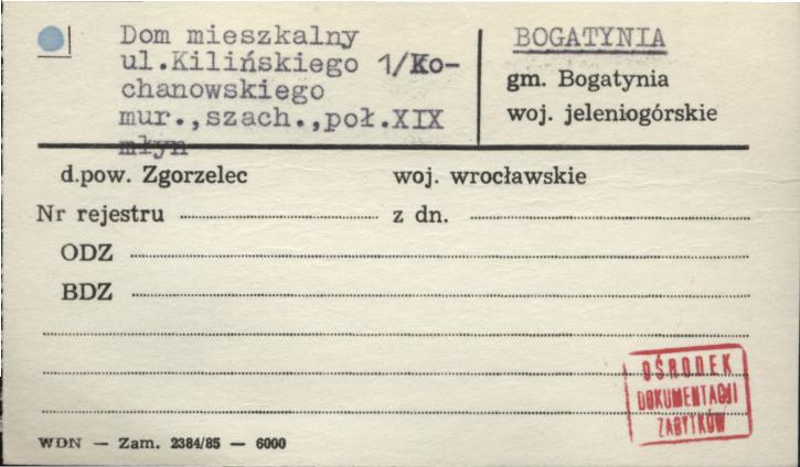 dom mieszkalny, młyn, skan 1