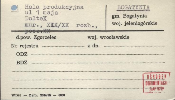 hala produkcyjna Doltex, skan 1