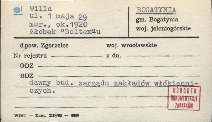willa, żłobek Doltex-u, skan 1