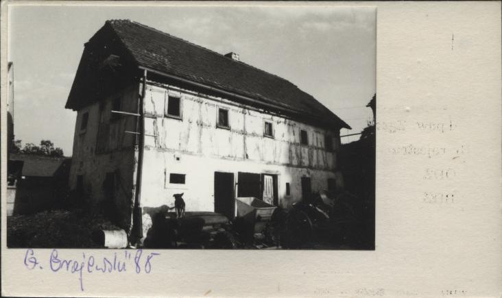dom mieszkalny, ob. budynek gospodarczy, skan 2