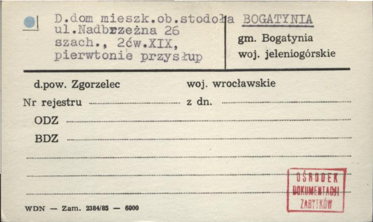 dom mieszkalny, ob. stodoła, skan 1