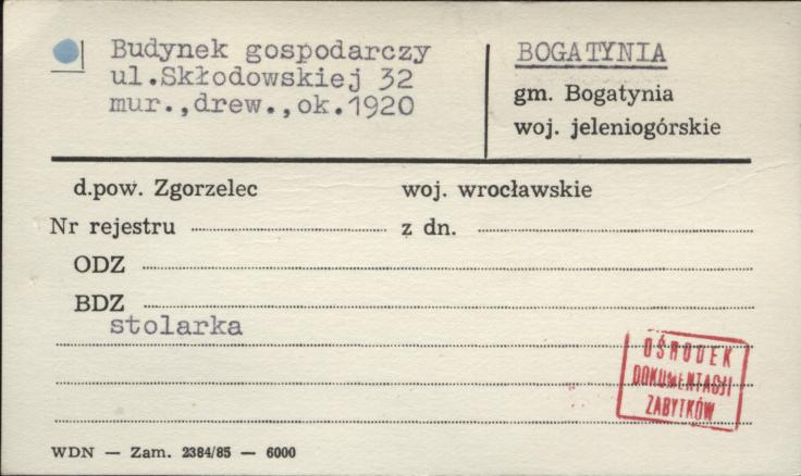 budynek gospodarczy, skan 1