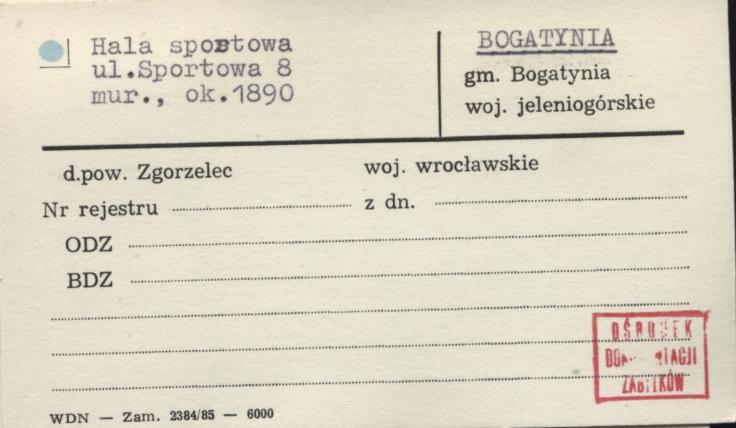 hala sportowa, skan 1