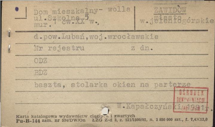 dom mieszkalny - willa, skan 1