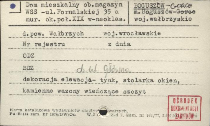 Dom mieszkalny ob. magazyn, skan 1