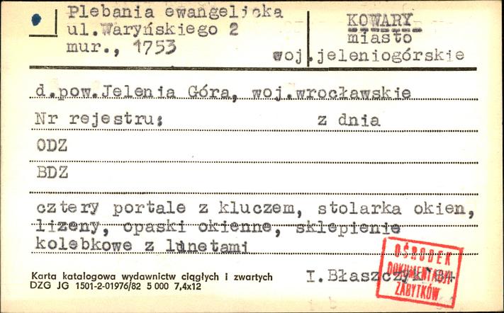 plebania ewangelicka, skan 1