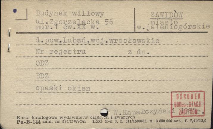 budynek willowy, skan 1