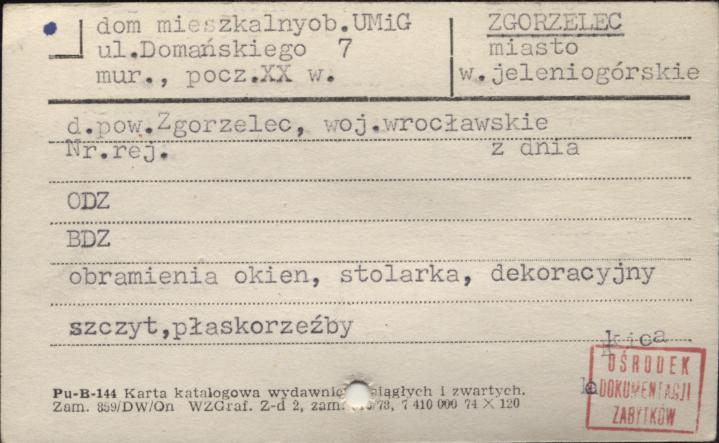 dom mieszkalny, ob. UMiG, skan 1
