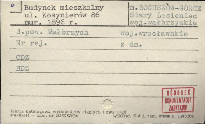 budynek mieszkalny, skan 1