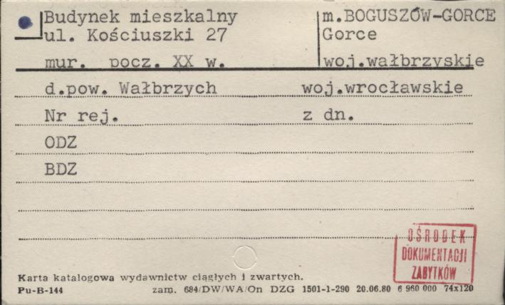 budynek mieszkalny, skan 1