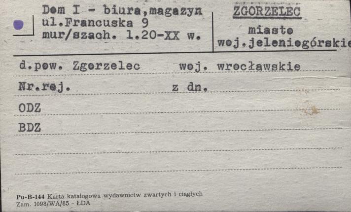 dom I - biura, magazyn, skan 1