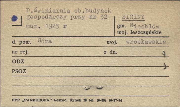 świniarnia, ob. budynek gospodarczy, skan 1