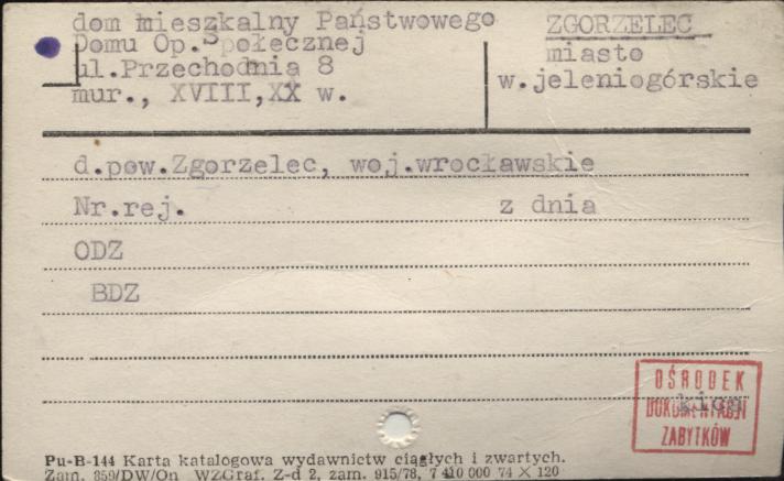 dom mieszkalny Państwowego Domu Op. Społecznej, skan 1