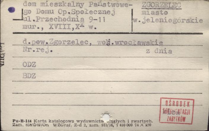dom mieszkalny Państwowego Domu Op. Społecznej, skan 1