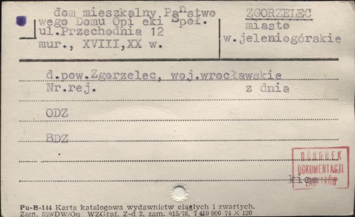 dom mieszkalny Państwowego Domu Opieki Społ., skan 1