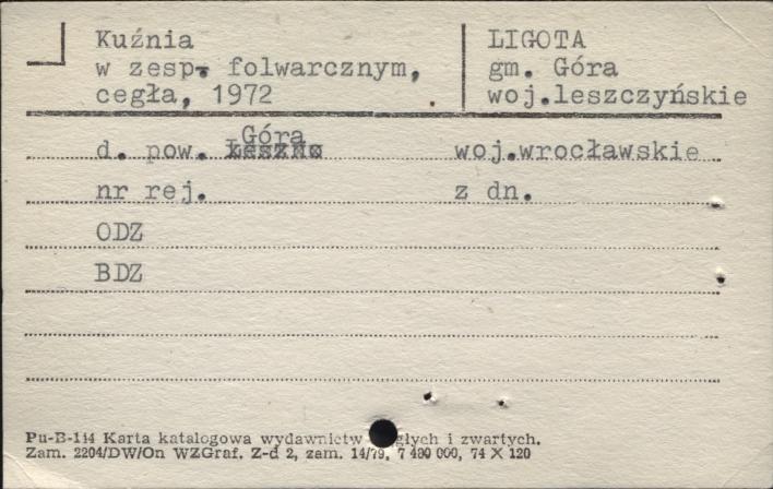 kuźnia w zespole folwarczym, skan 1