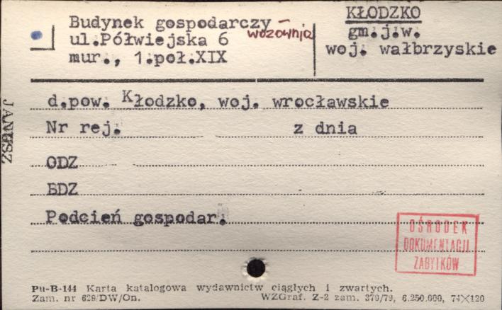 budynek gospodarczy - wozownia, skan 1