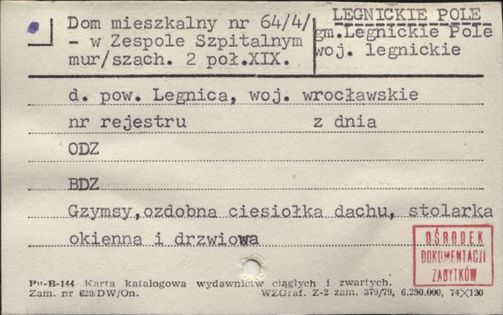 dom mieszkalny - w Zespole Szpitalnym, skan 1