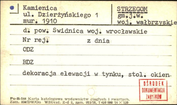 kamienica, skan 1