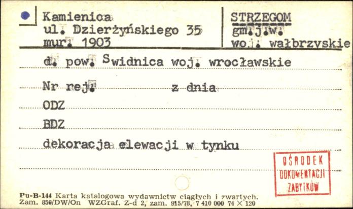 kamienica, skan 1
