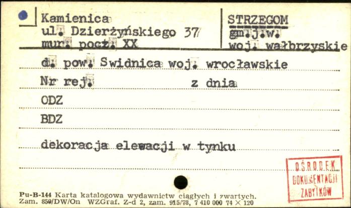 kamienica, skan 1