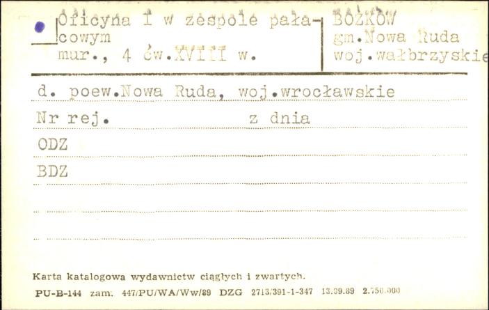 oficyna I w zespole pałacowym, skan 1